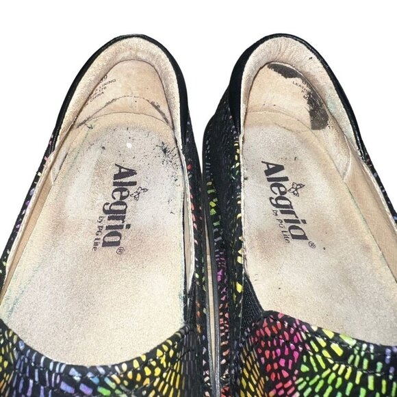 Alegria Women’s Slip-On Comfort Shoes Leather Multicolor Size 8.5 US / 39 EU - Picture 2 of 11